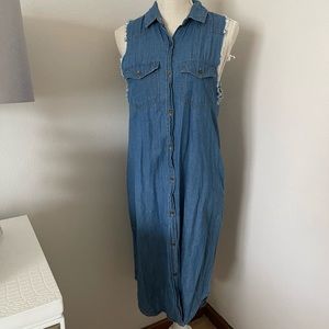 Denim dress for women size S